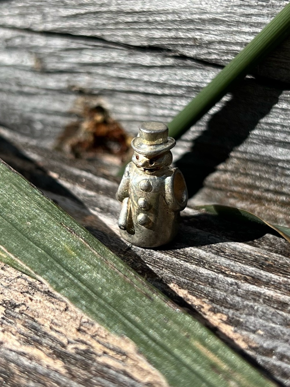 Trollbeads Sterling Silver Snowman Bead